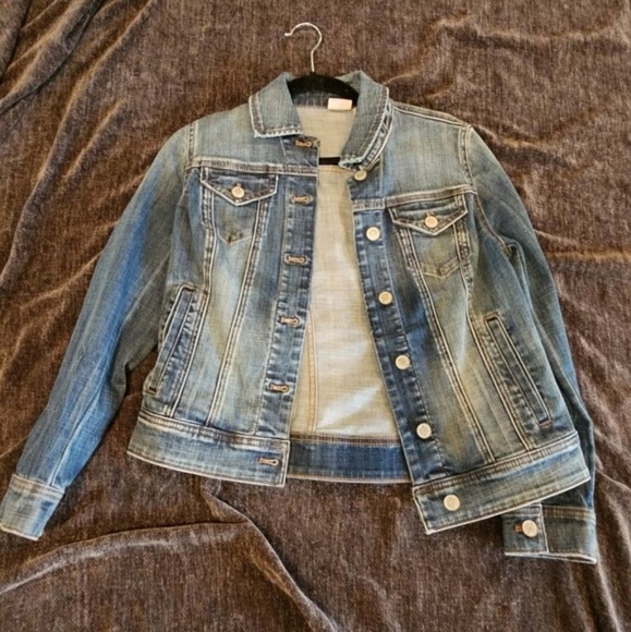 Chico's Blue Denim Jacket - Picture 1 of 3